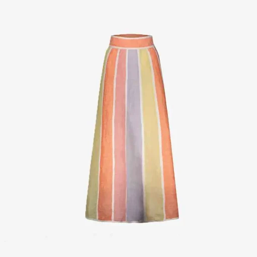 Hot Charline Rainbow Skirt Bottoms