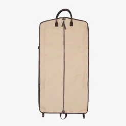 Sale Battistoni Canvas And Leather Garment Bag For Men