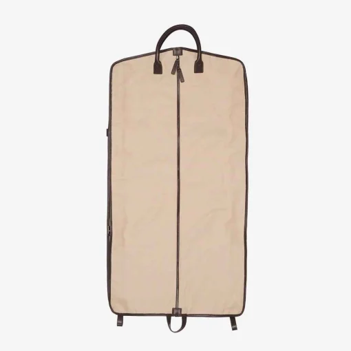 Sale Battistoni Canvas And Leather Garment Bag For Men