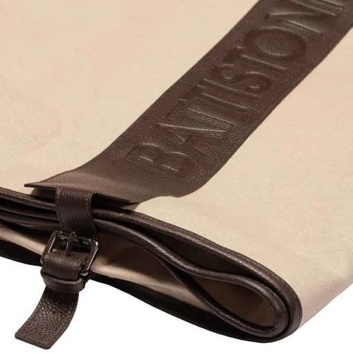 Sale Battistoni Canvas And Leather Garment Bag For Men