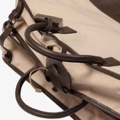 Sale Battistoni Canvas And Leather Garment Bag For Men