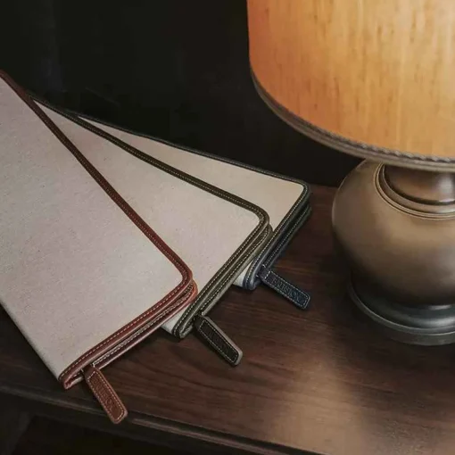 Discount Leather Inserts Tie-Case - Tan For Men