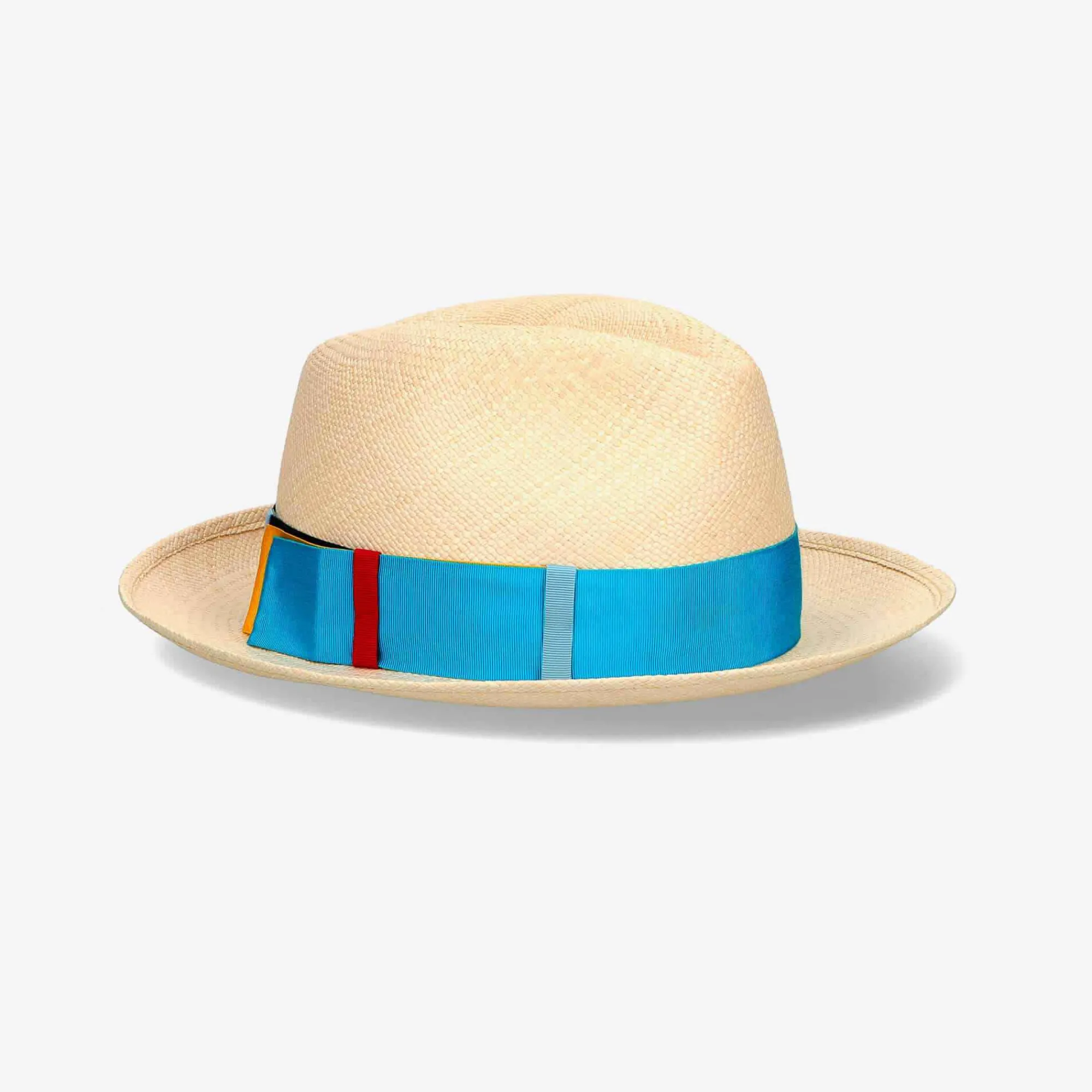 Hot Panama Hat With Multicolor Band Accessories
