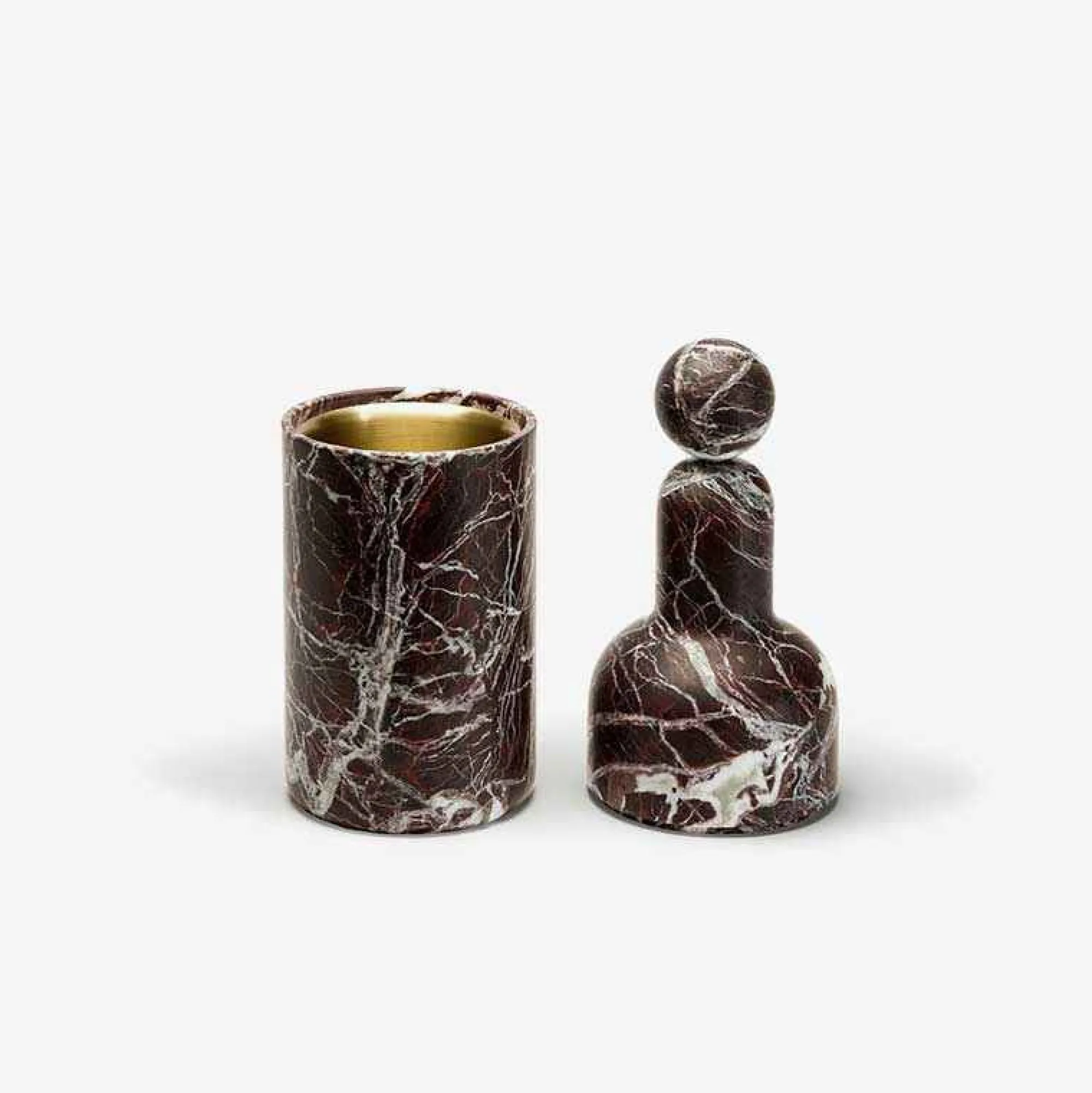 Cooler F Marble Container Red Levanto, Pietro Russo Design - Made To Order Kitchen