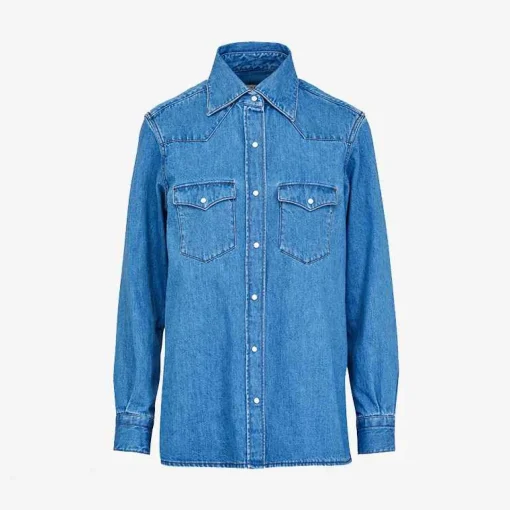 The Dina Shirt Denim Tops & T-Shirts