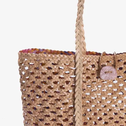 Iacobella Circe Vienna Tote Natural Beige Bags & Accessories