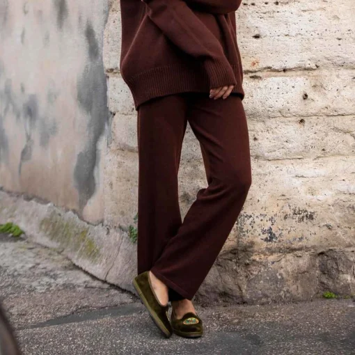 New Cashmere Lounge Sweatpants - Cocoa Bottoms