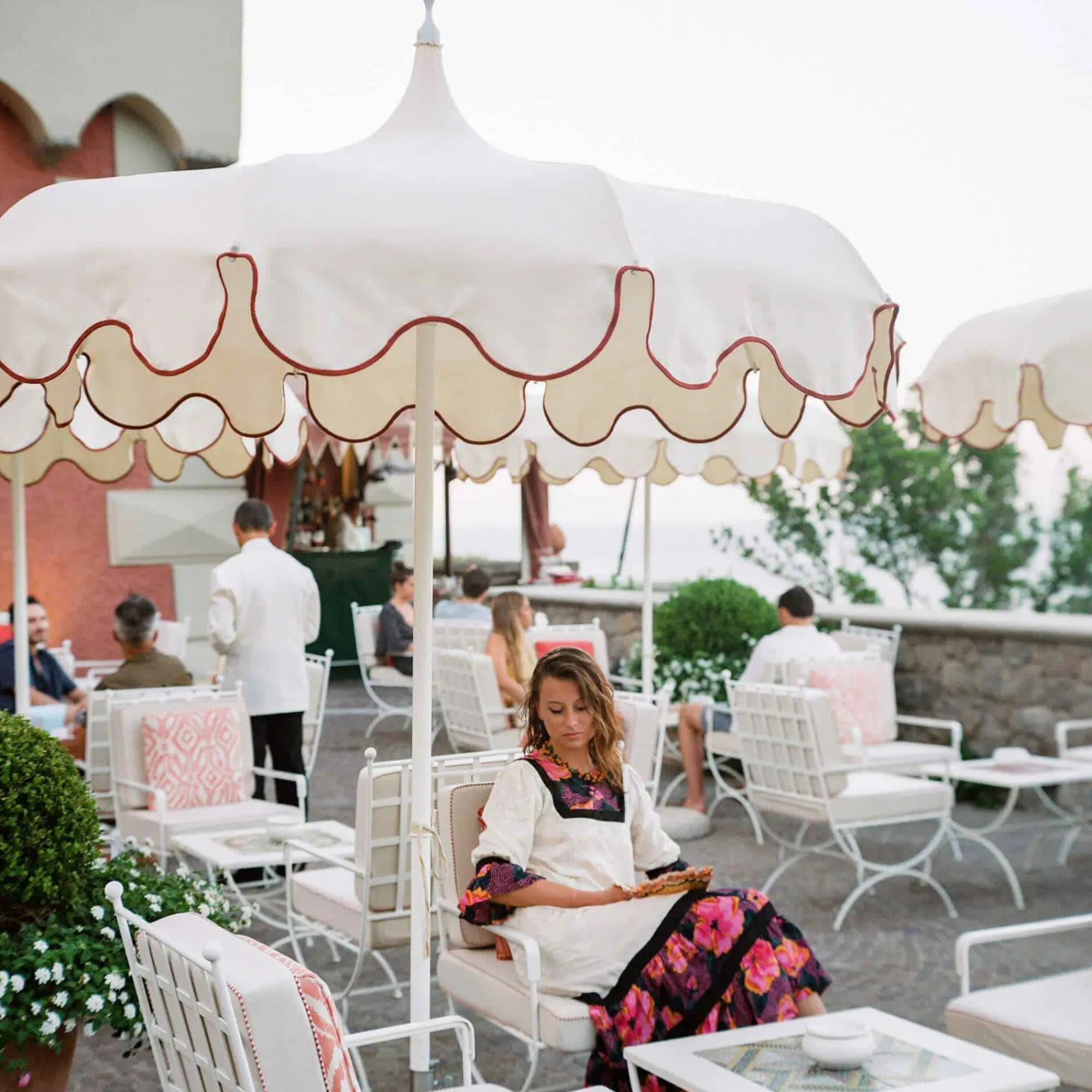 Clearance Ombrellone Visconti Ecru - Made To Order Outdoor / Garden