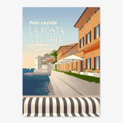 New Pellicano Hotels Posters Set Of 3 La Posta Vecchia
