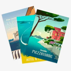 New Pellicano Hotels Posters Set Of 3 La Posta Vecchia