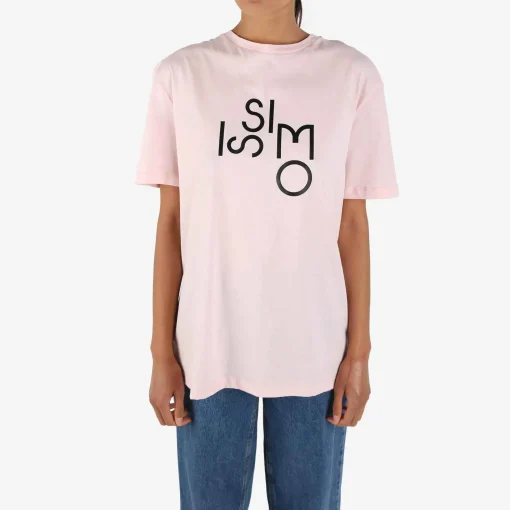 Hot Pink Logo T-Shirt Tops & T-Shirts