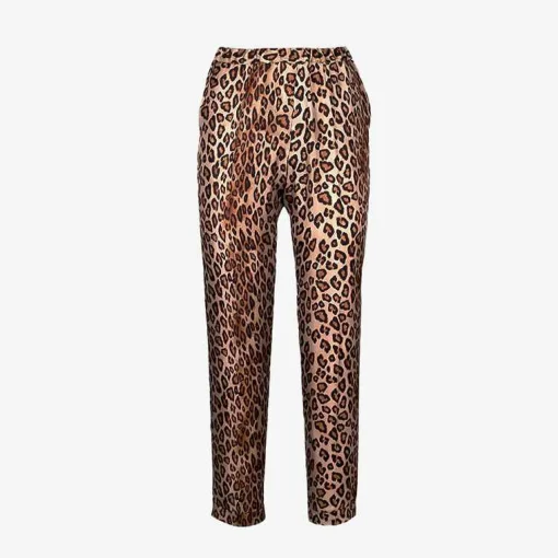 Discount X Alberto Biani Leopard Trousers Bottoms