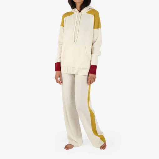 Best X Chinti & Parker Off The Boat Hoodie Cream Knitwear