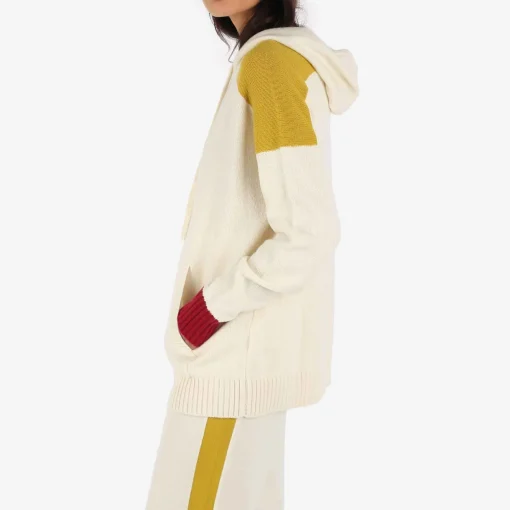 Best X Chinti & Parker Off The Boat Hoodie Cream Knitwear