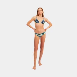 Discount X La Doublej Bikini Bottom - Blue Solar Placee Beachwear