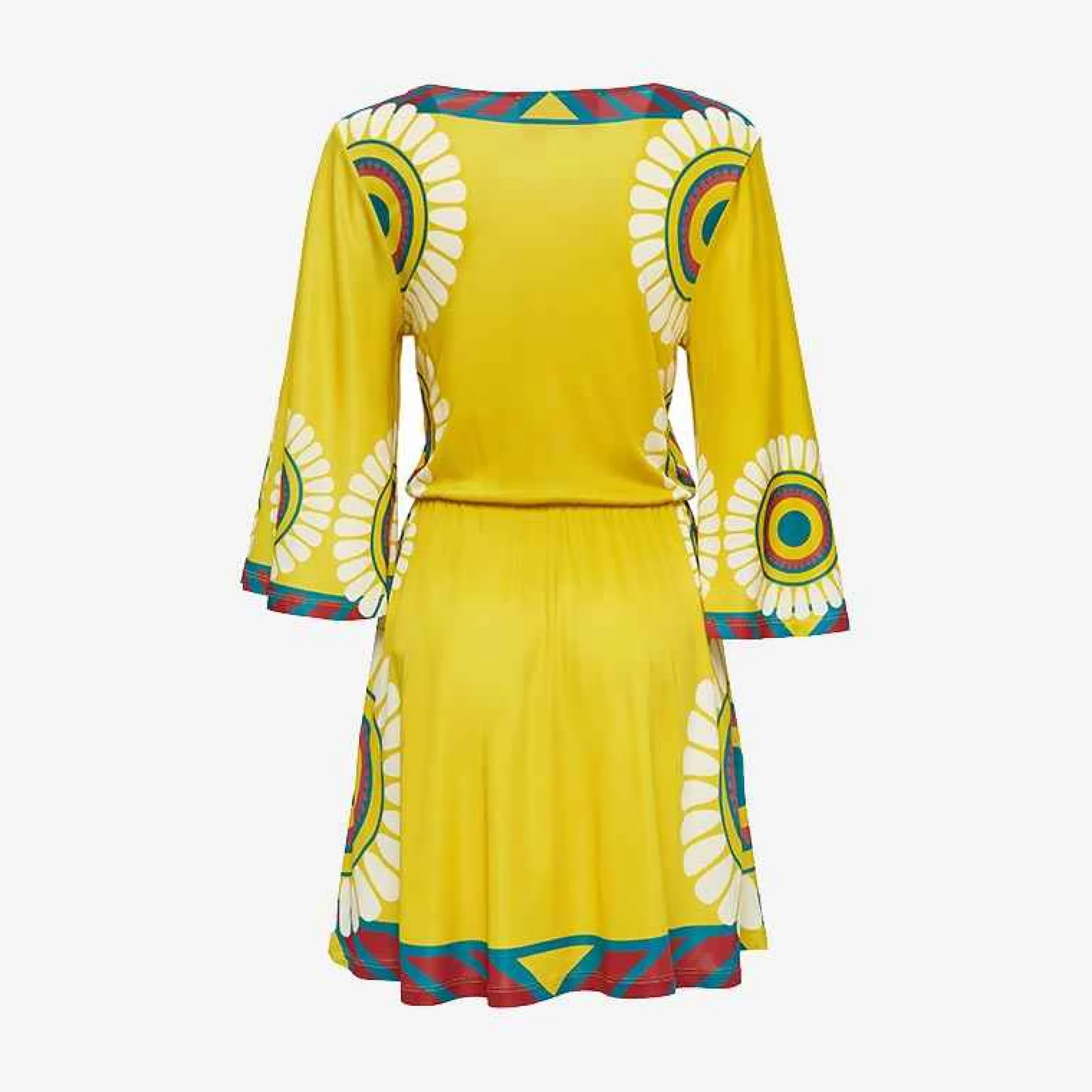 Hot X La Doublej Sorellina Dress - Yellow Solar Placee Dresses