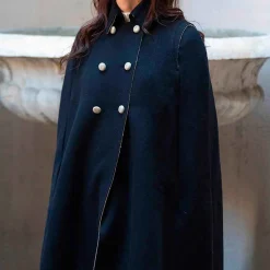 Online X Lodental Black Cape Outerwear