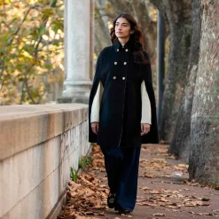 Online X Lodental Black Cape Outerwear