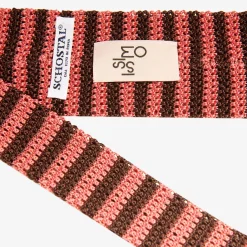 Discount X Schostal Bicolour Striped Knitted Silk Tie For Men