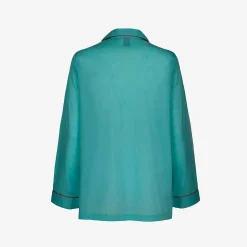 Best X Schostal Unisex Pyjama - Turquoise & Orange For Men