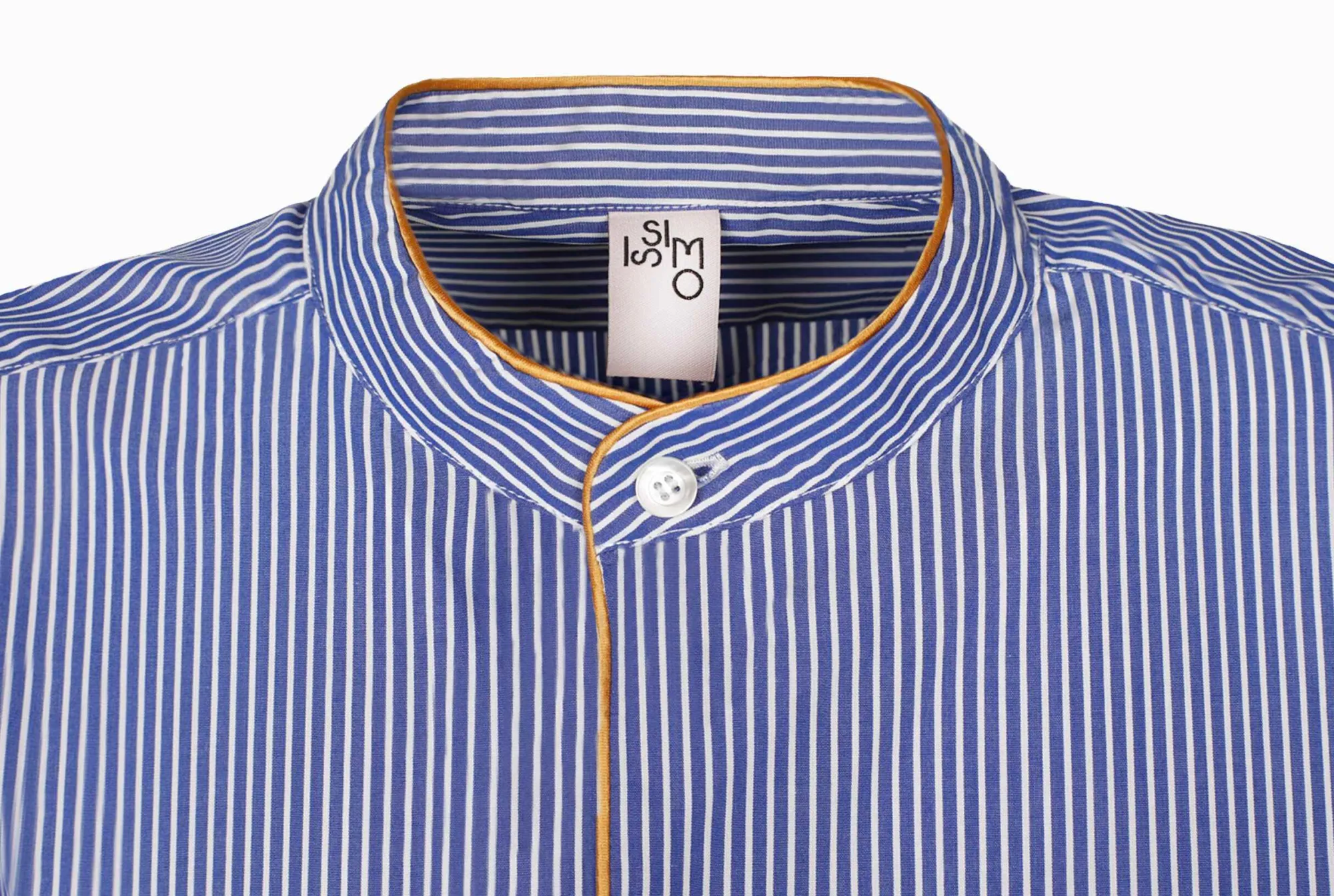 Hot X Schostal Unisex Nightshirt - Ocre & Sky Blue For Men