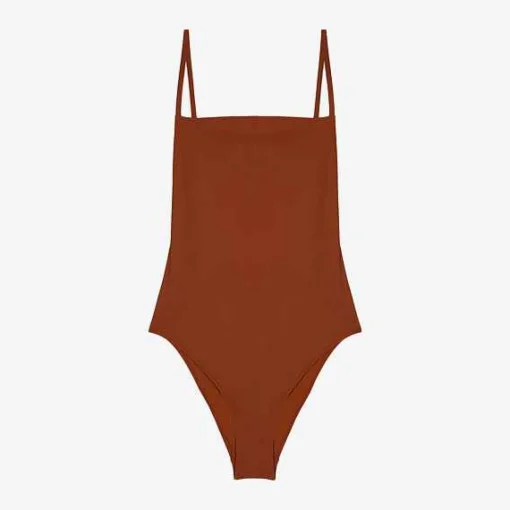 Best Tre One Piece Swimsuit - Terracotta Beachwear