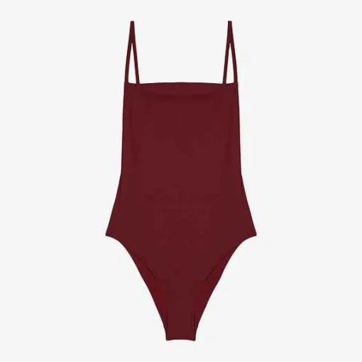 Outlet Tre One Piece Swimsuit - Pomegranate Beachwear