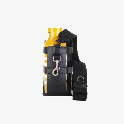Hot Bottle Bag With Pocket And Bottle Black Bags & Accessories