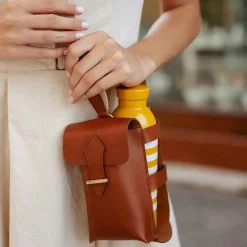 Discount Bottle Bag With Pocket And Bottle Tan Bags & Accessories