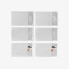 Discount Embroidered Cocktail Napkins - Set Of 6 Tableware