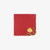 Hot Flowered Embroidered Placemats And Napkins - Set Of 6 Tableware
